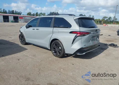 2025 Toyota Sienna Xse z USA, uszkodzony, nr VIN 5TDDRKEC5SS252980